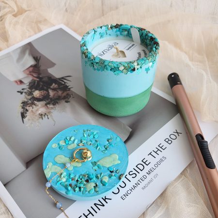 Niznaika Lumanare parfumata Vis Oriental cu turcoaze