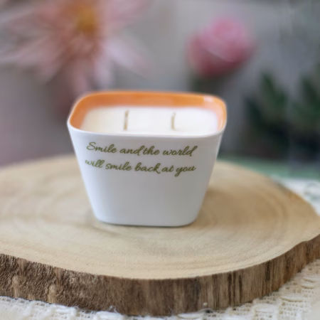 Alternative view of Lumânare parfumată cu mesaj