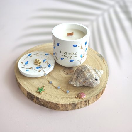 Niznaika Lumanare parfumata Flor del Mar cu parfum marin