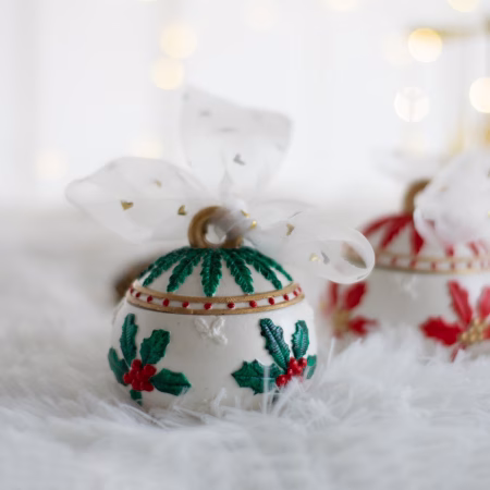 Glob de Crăciun verde