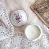 Lumânare parfumată Raze de soare în vas vintage din porțelan de Boemia cu parfum floral - imagine 5