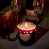 Love – lumânare parfumată parfumată din ceară de soia în vas din sticlă groasă