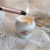 Lumânare parfumată Happy în vas vintage din porțelan cu parfum oriental - imagine 3