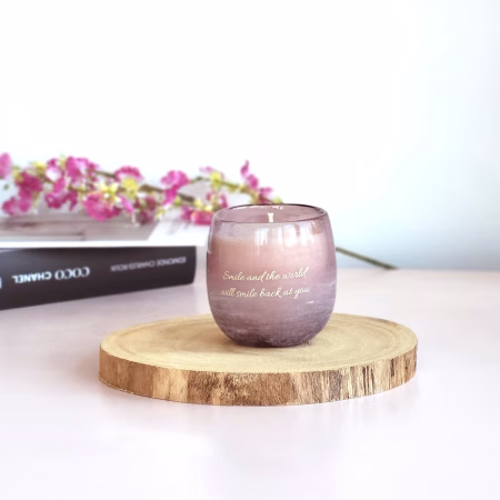 Lumanare parfumata vintage cu mesaj